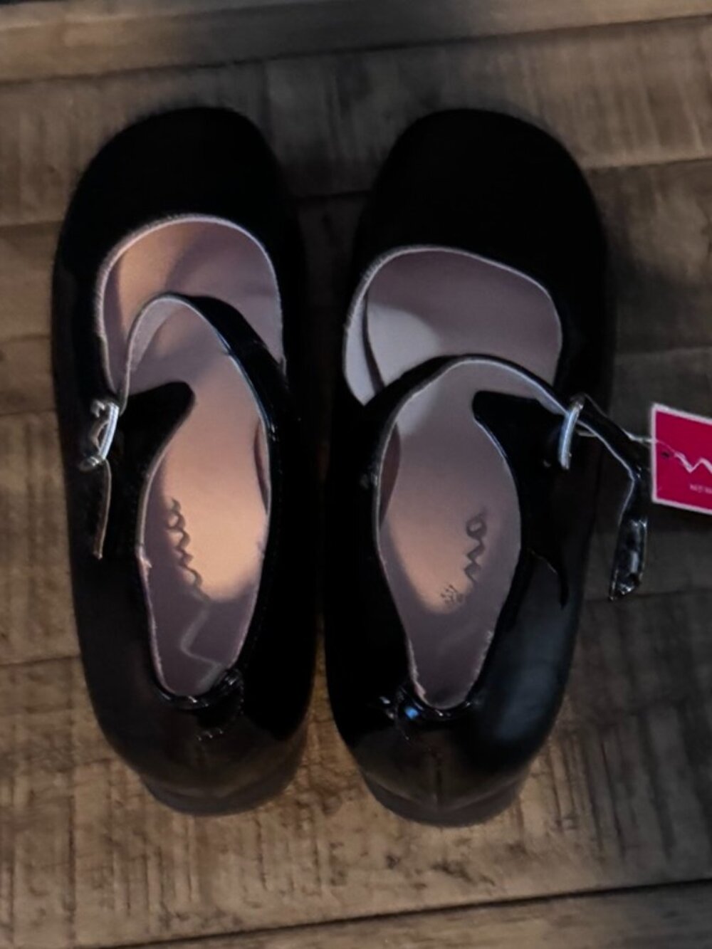Nina Girls' Black Patent Mary Janes, Size: Kids, Girls 1 1/2, New w/Tags - Picture 3 of 5